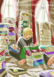 Mello is Studying