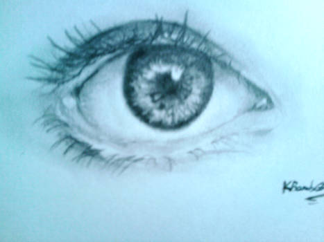 Drawing of an eye