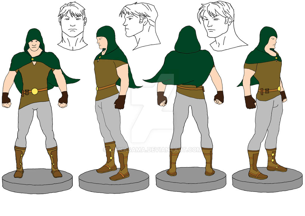 OC Character Turnaround by linkasama on DeviantArt