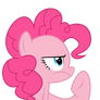 Pinkie Pie Vector: Not Amused