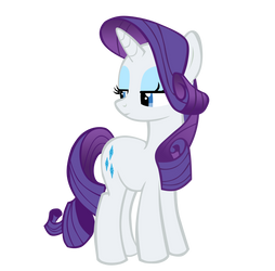 Rarity Not Amused Vector