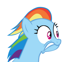 Rainbow Dash looking Right