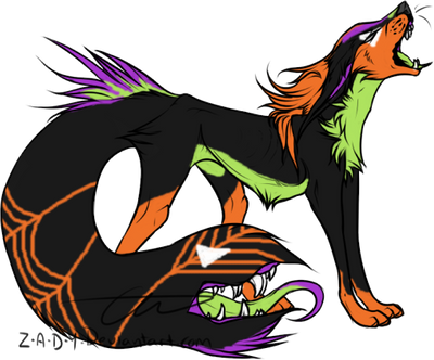 Halloween Themed Tailmouth Adoptable-(CLOSED)