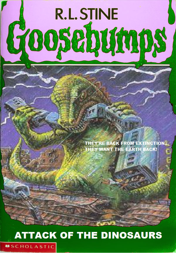 Fan Made Goosebumps book AOTD by nickthetrex on DeviantArt