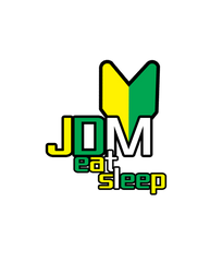 JDM Eat Sleep Sticker