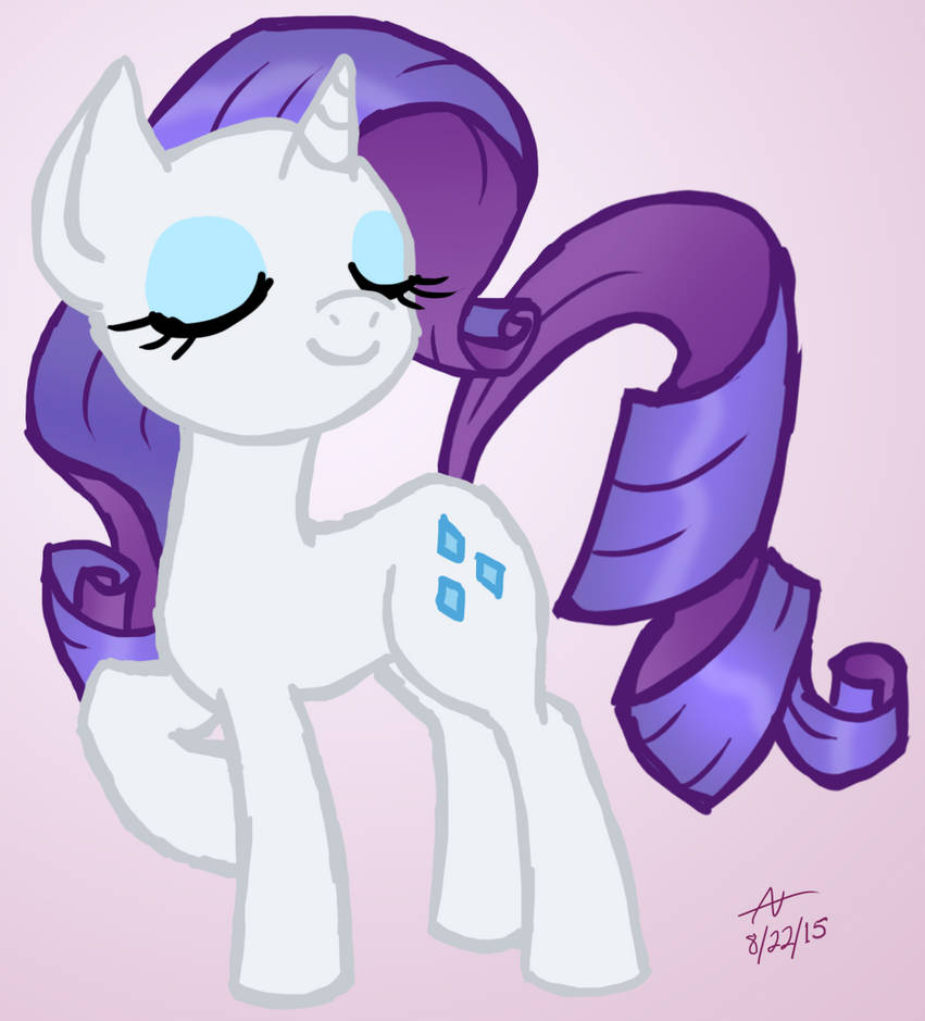 Rarity Posing by HowlsInTheDistance on DeviantArt