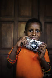 ...Little Photographer From Papua...