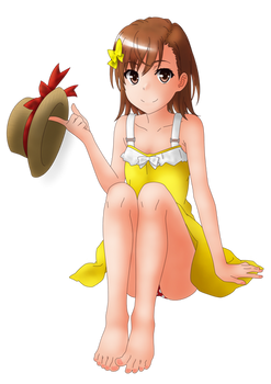 Misaka Mikoto Summerdress (render)