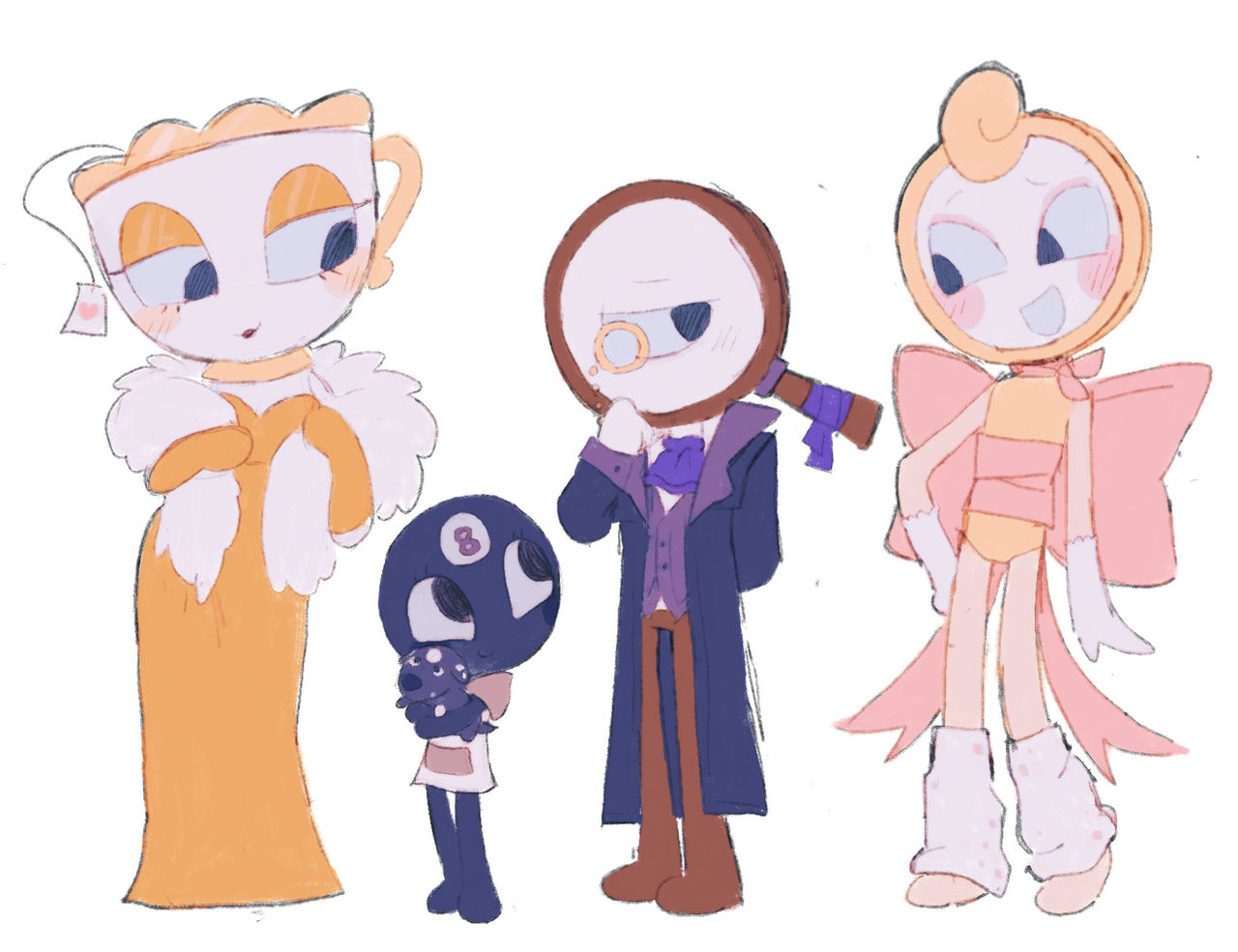 Teagan, Toodles, Rodger n Glisten - Dandy's world by Kiwous on DeviantArt