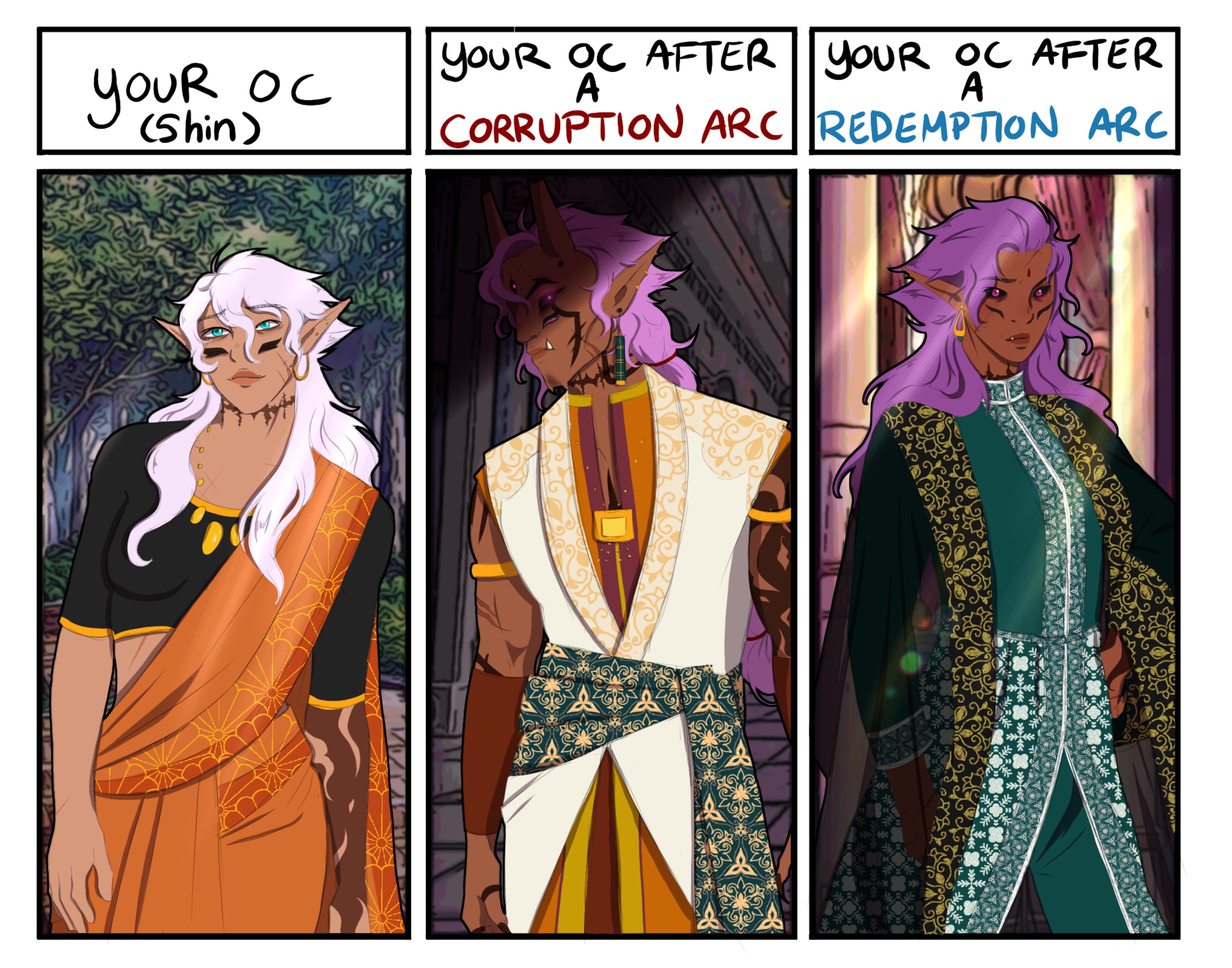 Corruption/ Redemption arc challenge by inuki2kami on DeviantArt