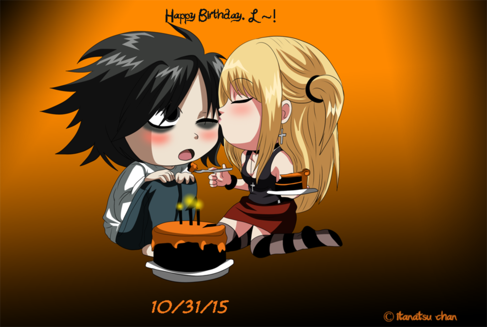 Death Note Bday Death Note: L's Birthday by itanatsu-chan on DeviantArt