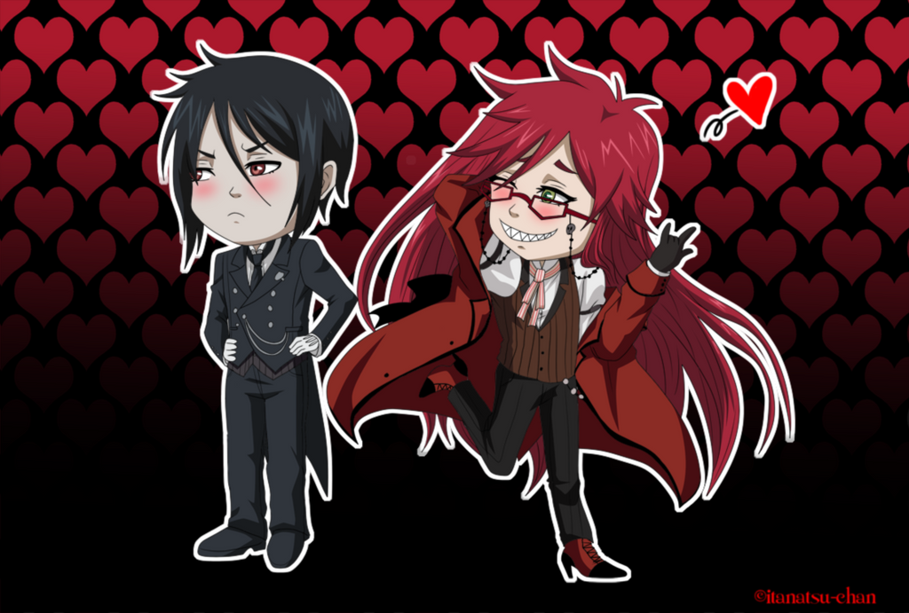 Sebagrell Kid SebaGrell: Flirty Grell by itanatsu-chan on DeviantArt