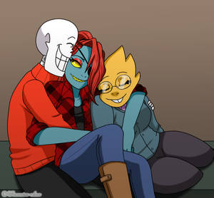 UT: Next Gen Papyrus x Undyne x Alphys