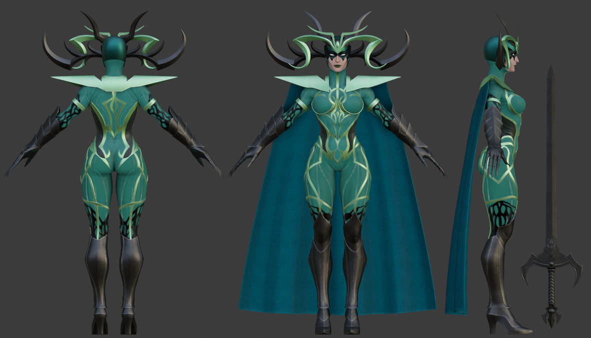 Hela by Sidgara on DeviantArt