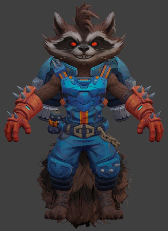 Rocket Marvel Rivals by Sidgara on DeviantArt