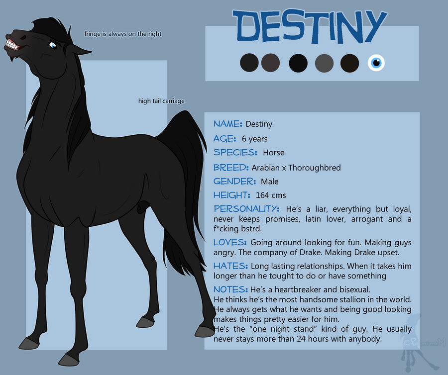 Destiny Reference Sheet