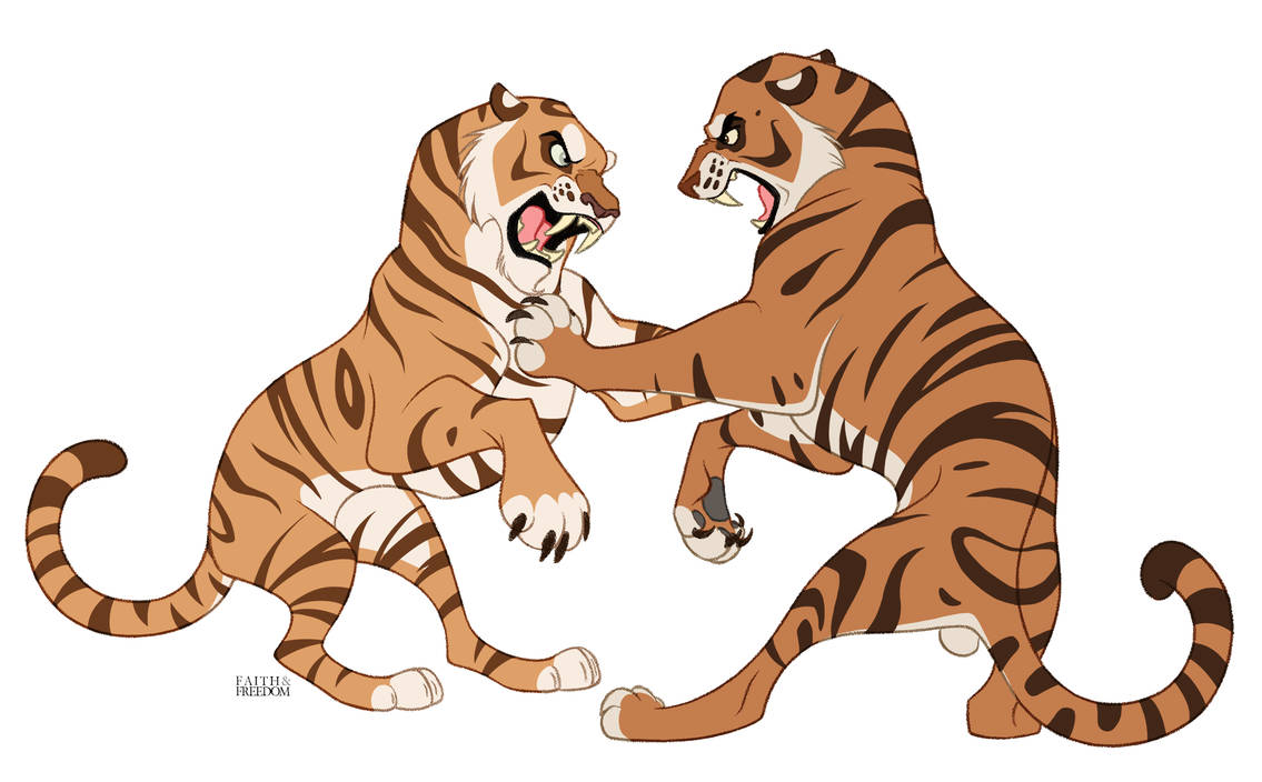 Tigers by faithandfreedom on DeviantArt