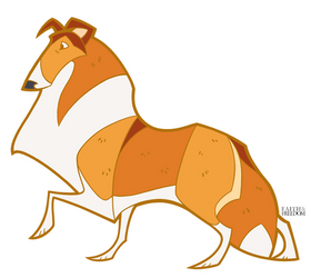 Collie Pin Design