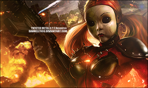 Twisted Metal Doll Face by dankellyico on DeviantArt
