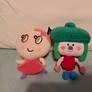 Melodina and Masya plushies