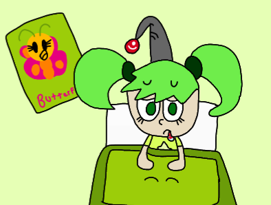 Sick in bed
