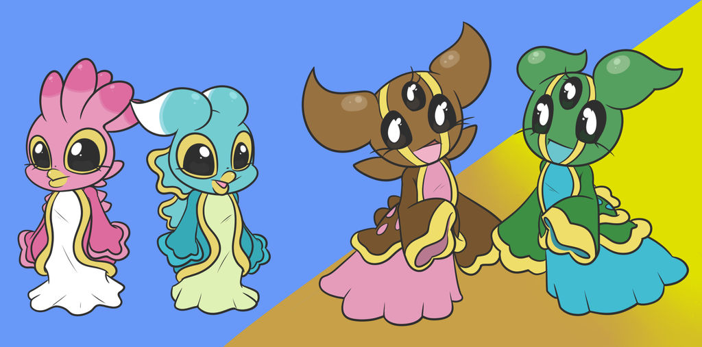 Shellos Line by GrumpArt on DeviantArt