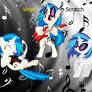 Vinyl Scratch Background