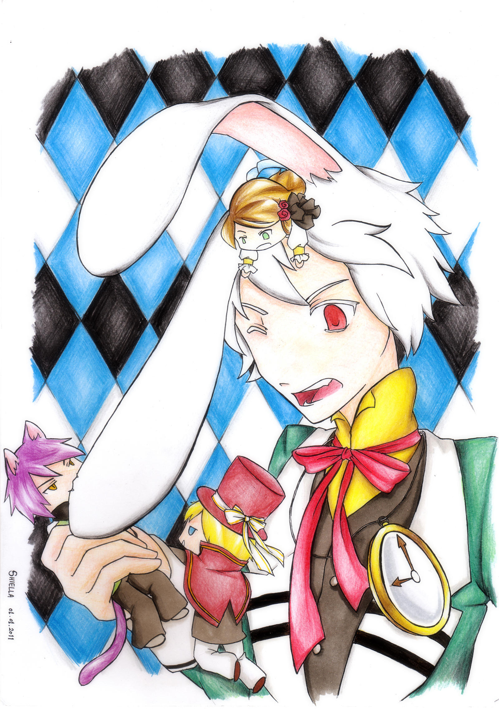 White Rabbit in Wonderland by m0rning-gl0ry on DeviantArt