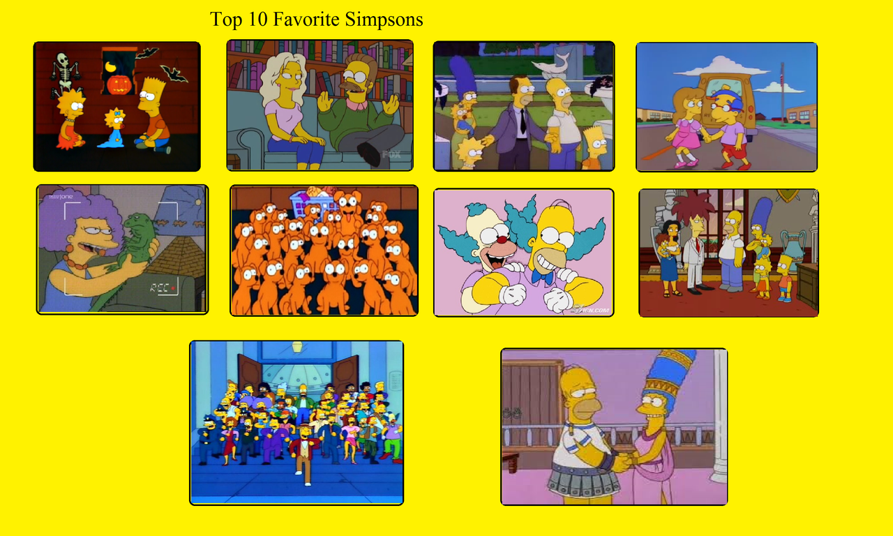 Detective88's Top 10 Simpsons Episodes