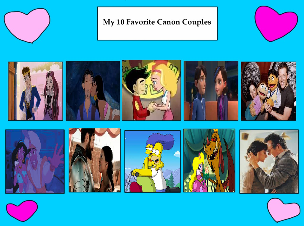 top 10 favorite canon couples by