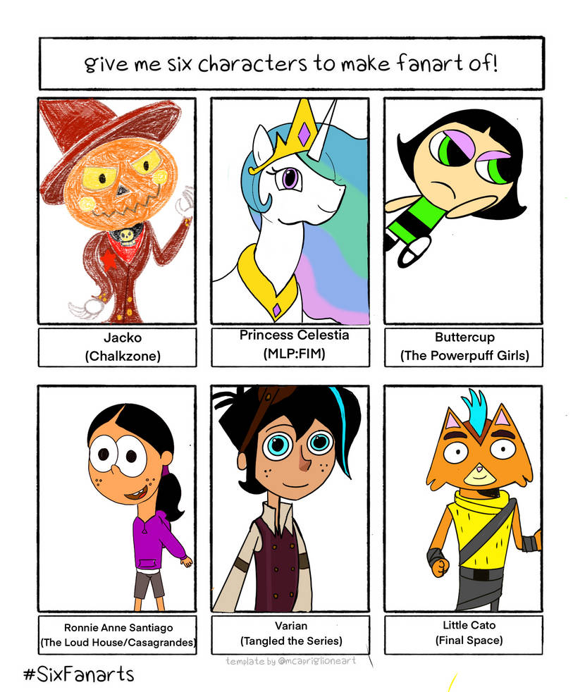 Draw Six Characters 3 by Detective88 on DeviantArt