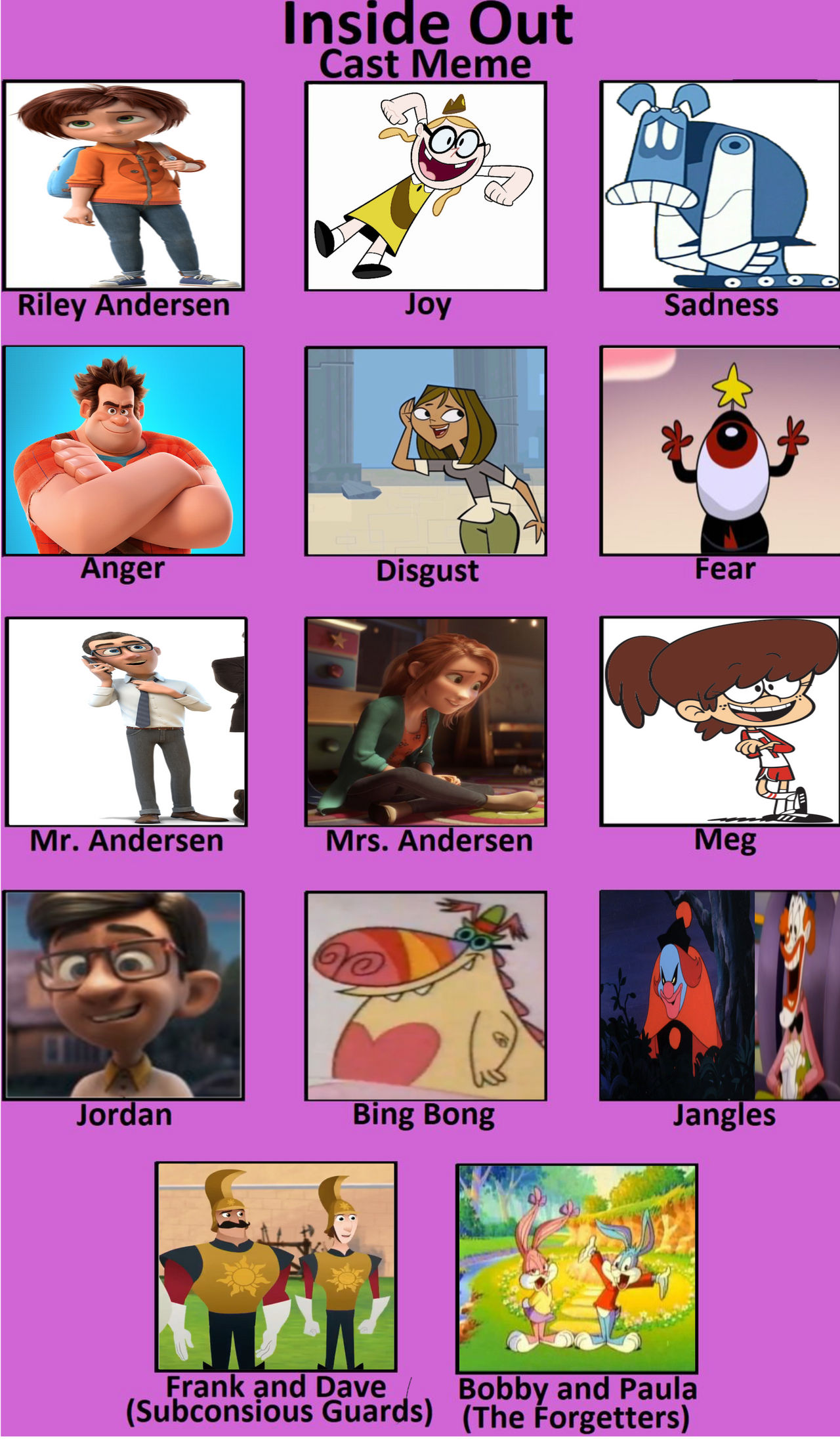 My Inside Out Cast by Detective88 on DeviantArt