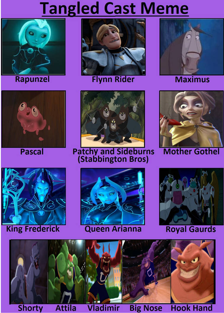 My Tangled Cast Meme by Detective88 on DeviantArt