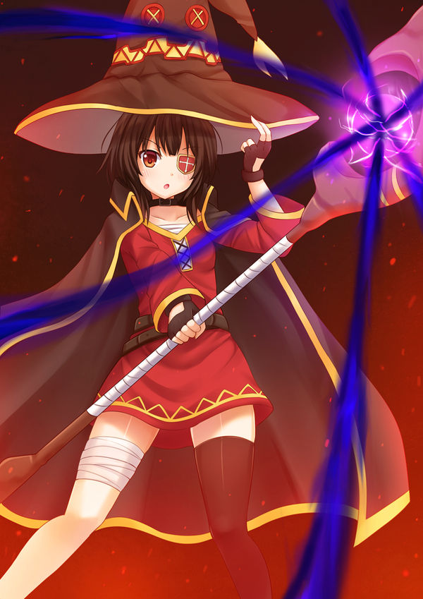 Megumin Using Magic Megumin~ by Kazenokaze on DeviantArt