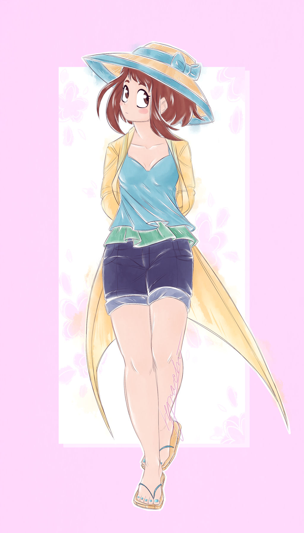 pics Uraraka Cute Outfit bnha uraraka outfit summer by nara