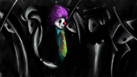 Lonely clown.