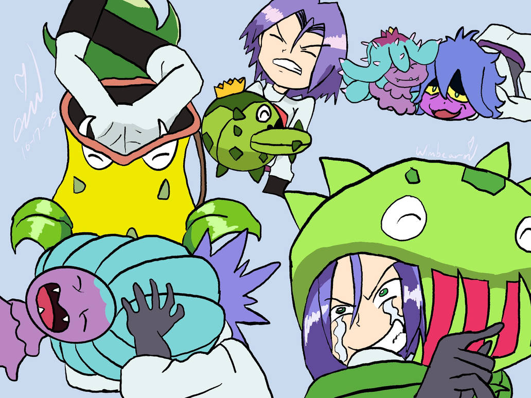 James Racks Pokemon James and his Pokemon by wimbearn on DeviantArt