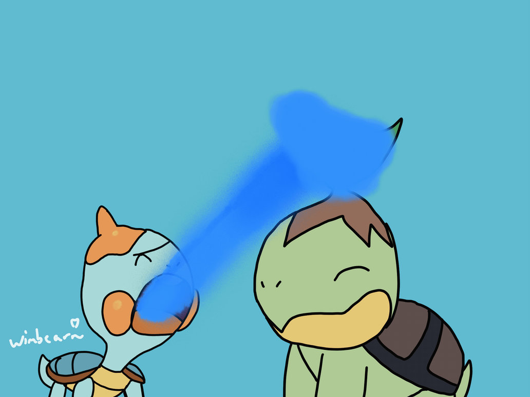 Chewtle And Turtwig by wimbearn on DeviantArt