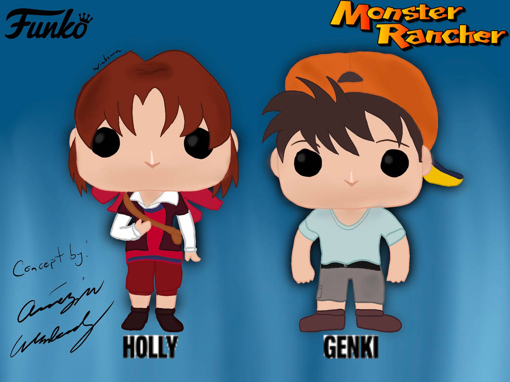 Funko POP Monster Rancher Concept- Holly And Genki by wimbearn on ...
