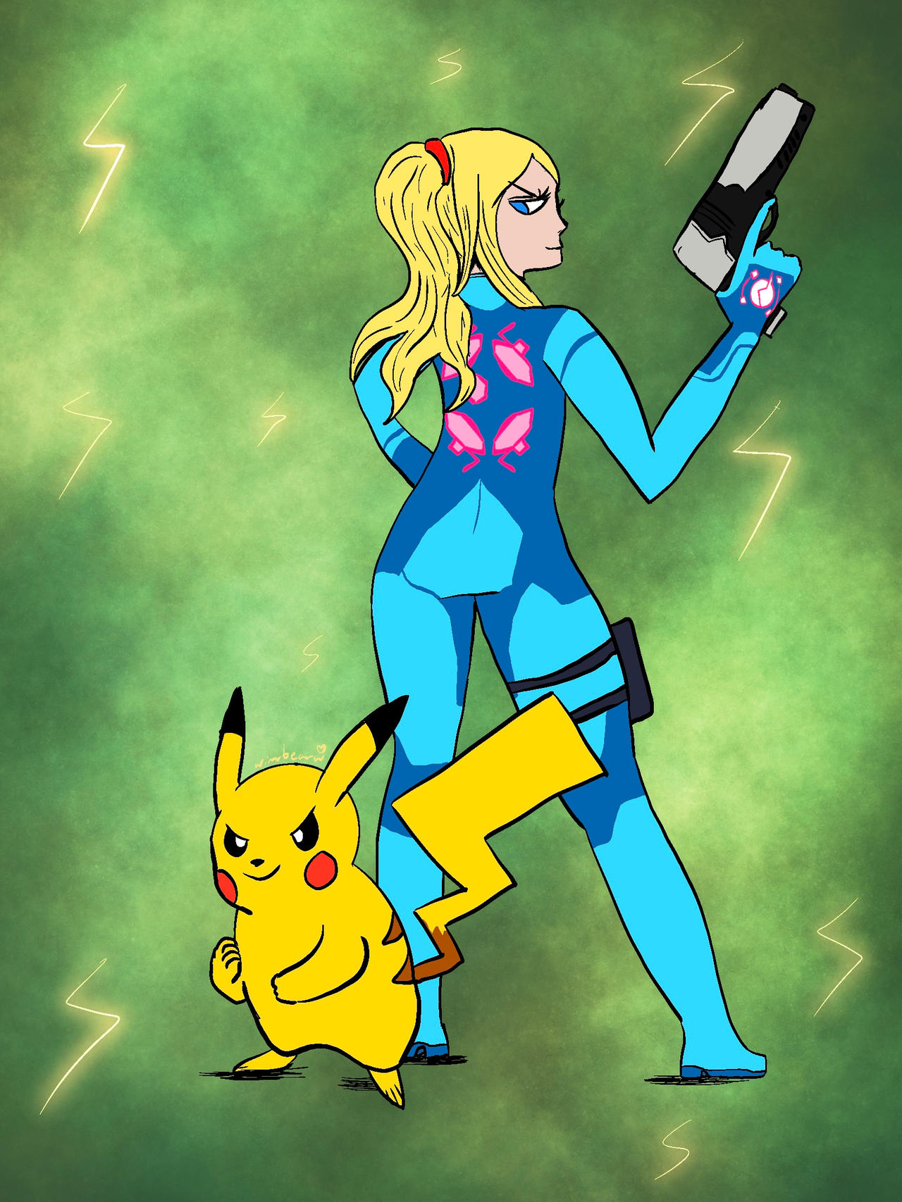 Samus And Pikachu