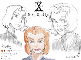 Animated Dana Scully Sketches (Concept)