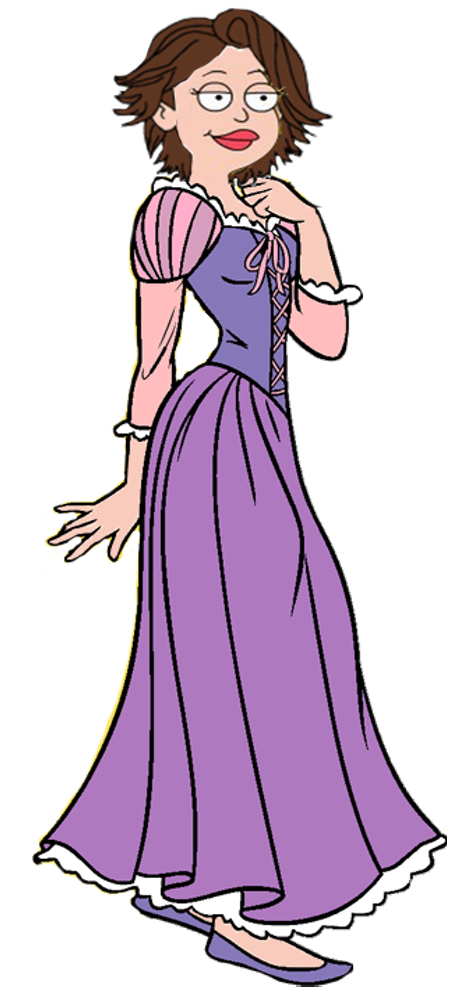 Francine Smith as Princess Rapunzel Brunette by HomerSimpson1983 on ...