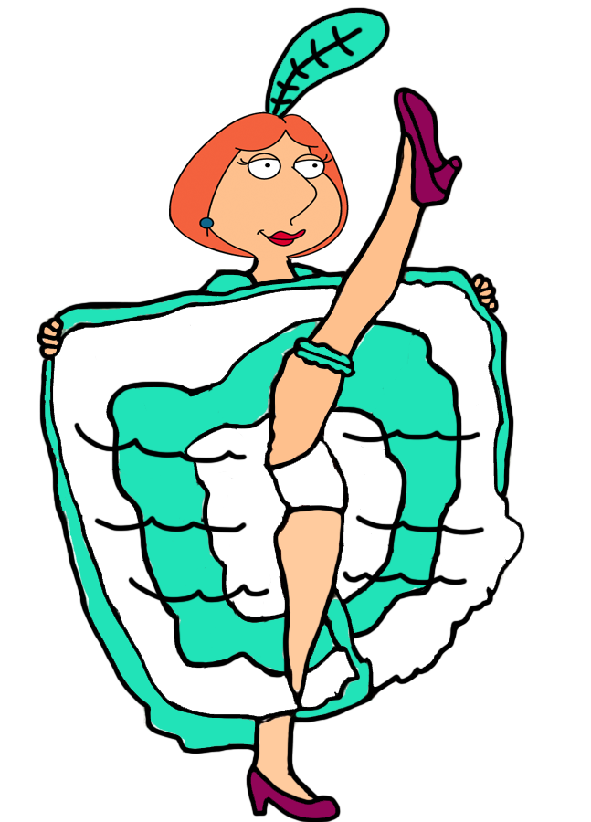 Lois Griffin doing the Can-Can