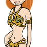 Kim Possible wearing Leia's Metal Bikini