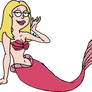 Francine Smith as a Mermaid