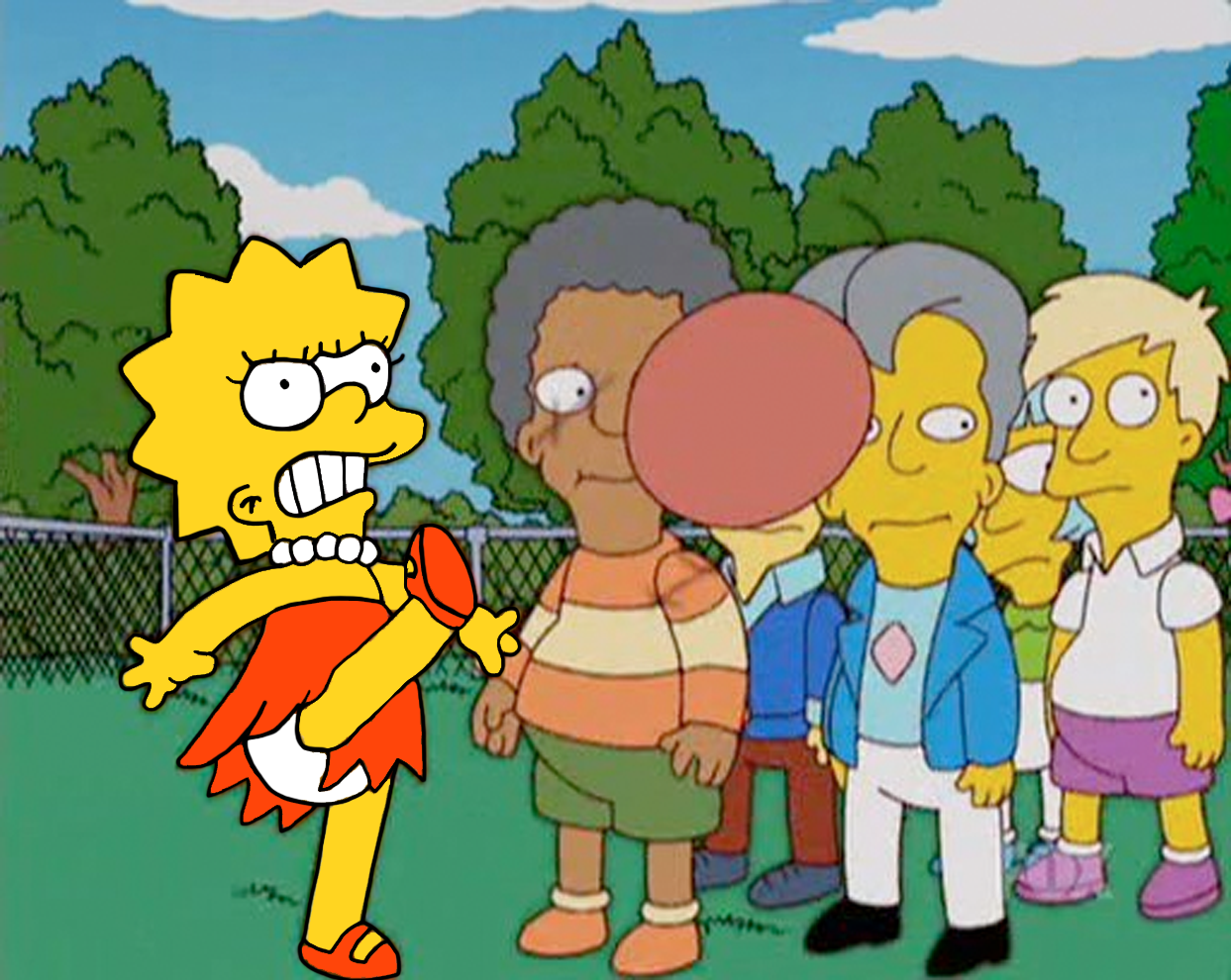 Run Lisa See Homer Run (Lisa's Undies Showing) by MrToonlover83 on DeviantArt