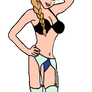 Princess Anna in her sexy lingerie
