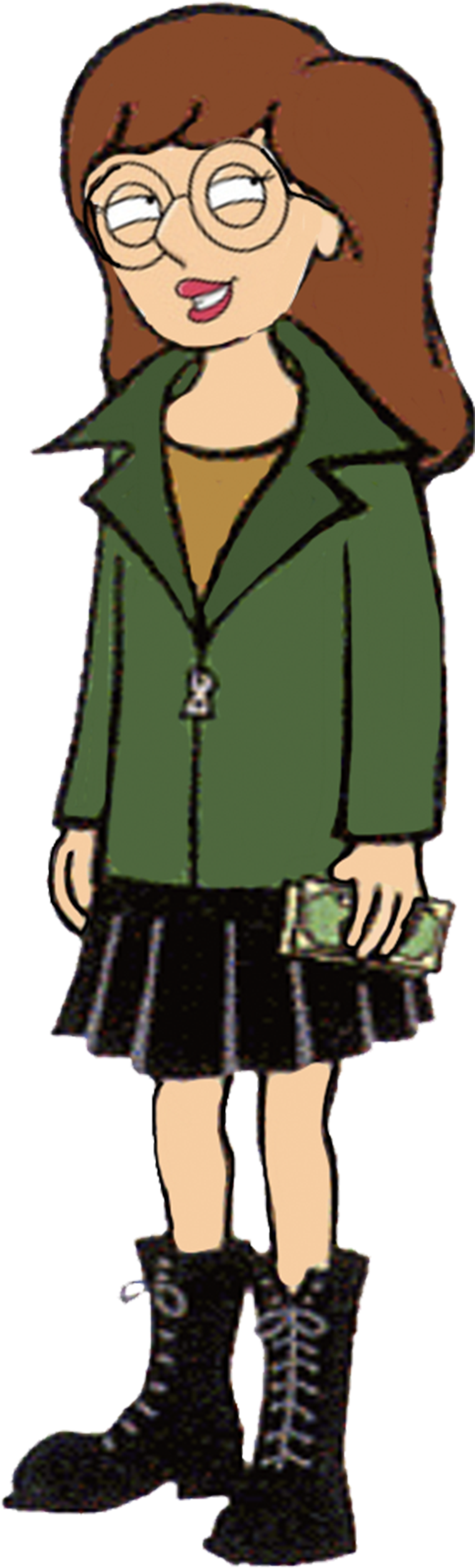 Meg Griffin as Daria Morgendorffer