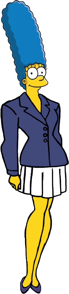 Marge Simpson as Lois Lane