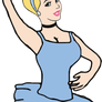 Princess Cinderella as a Ballerina